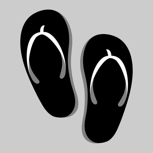 Icono de Vector de zapato Flip Flop