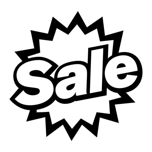 Sale Text Badge Sign Vector