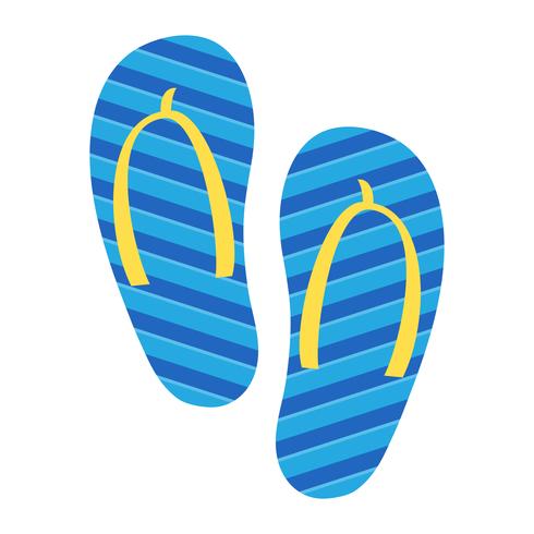 Flip Flop Shoe Vector Icon