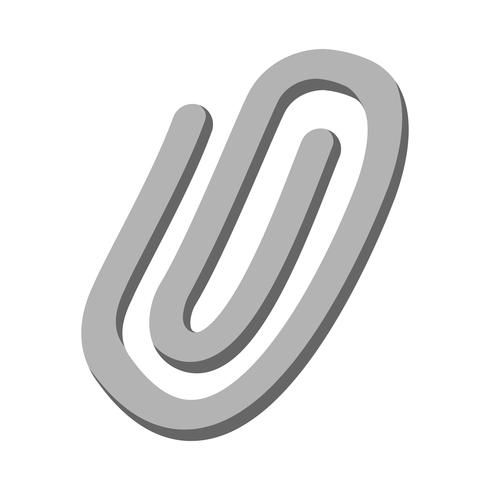 Paper Clips Vector Icon