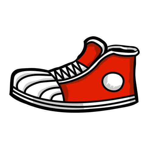 Sneaker cartoon icon vector