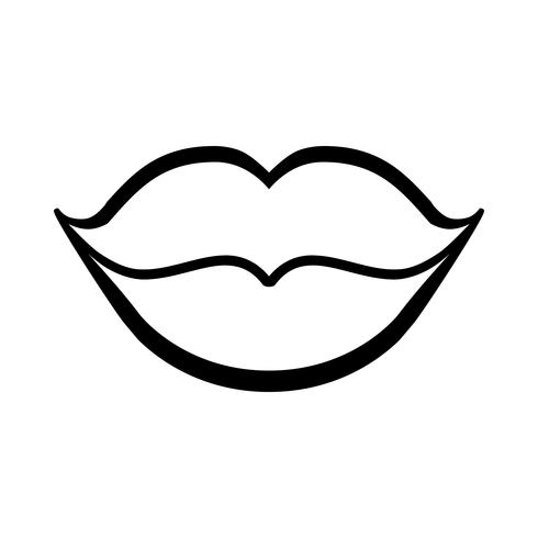 Sexy Lips Vector Icon