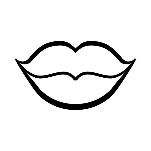 Sexy Lips Vector Icon