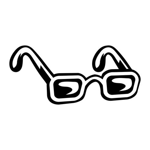 Cool Sunglasses Eye Frames vector icon