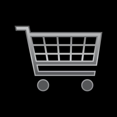 Carro de compras Vector icono