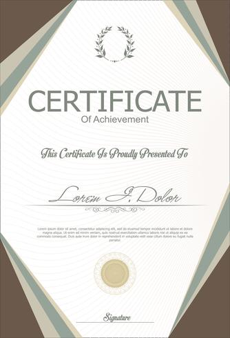 Certificado vector