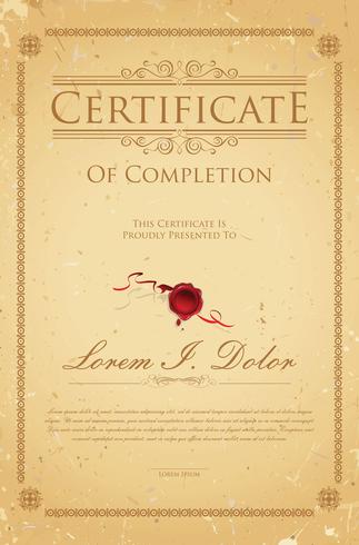 Certificado vector