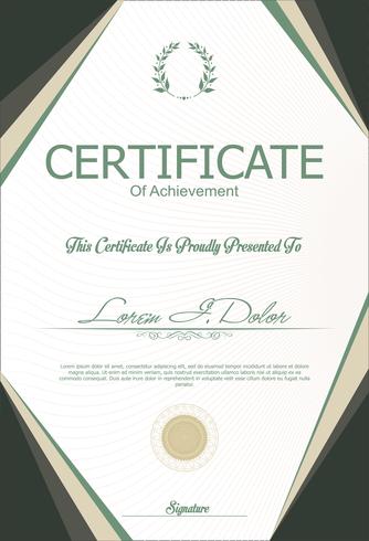 Certificado vector