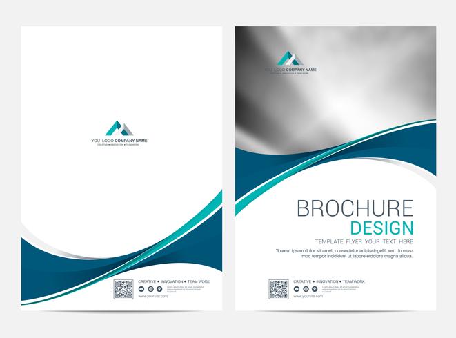 Brochure Layout template, cover design background vector