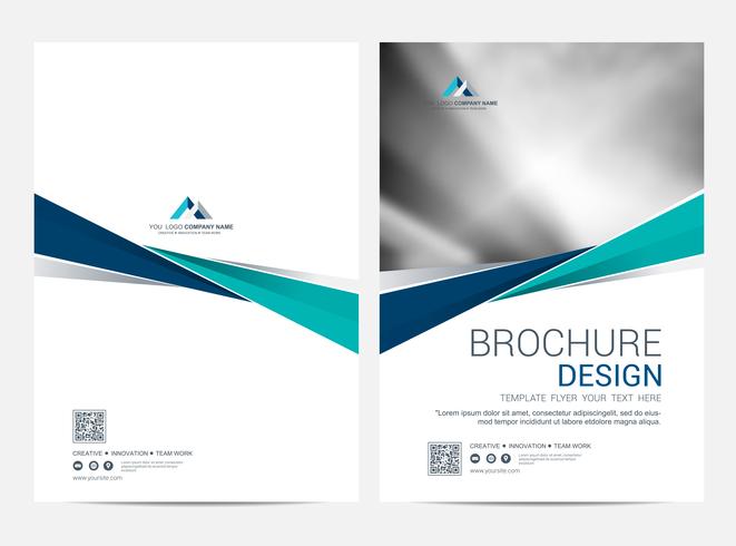 Brochure Layout template, cover design background vector