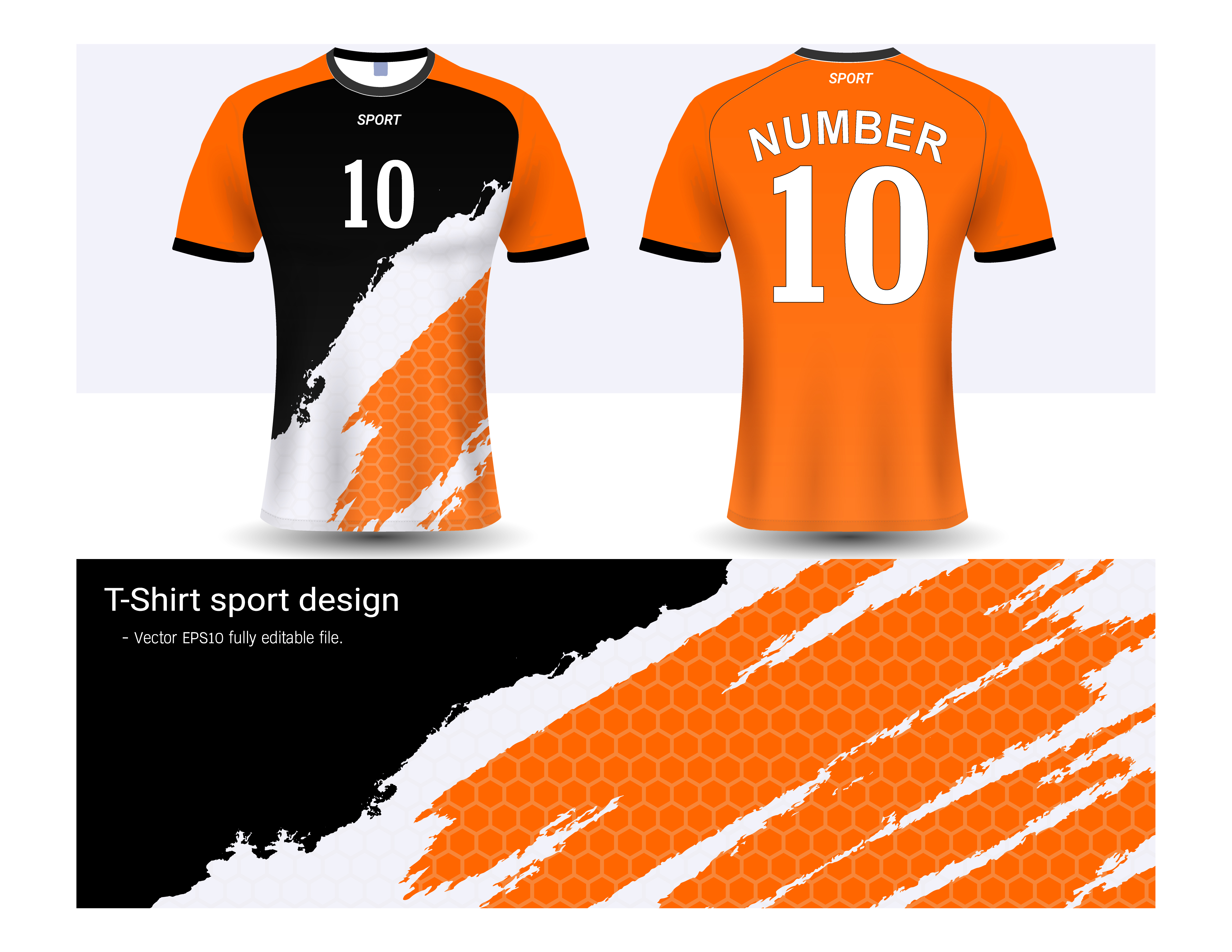 Download Soccer jersey and t-shirt sport mockup template, Graphic ...