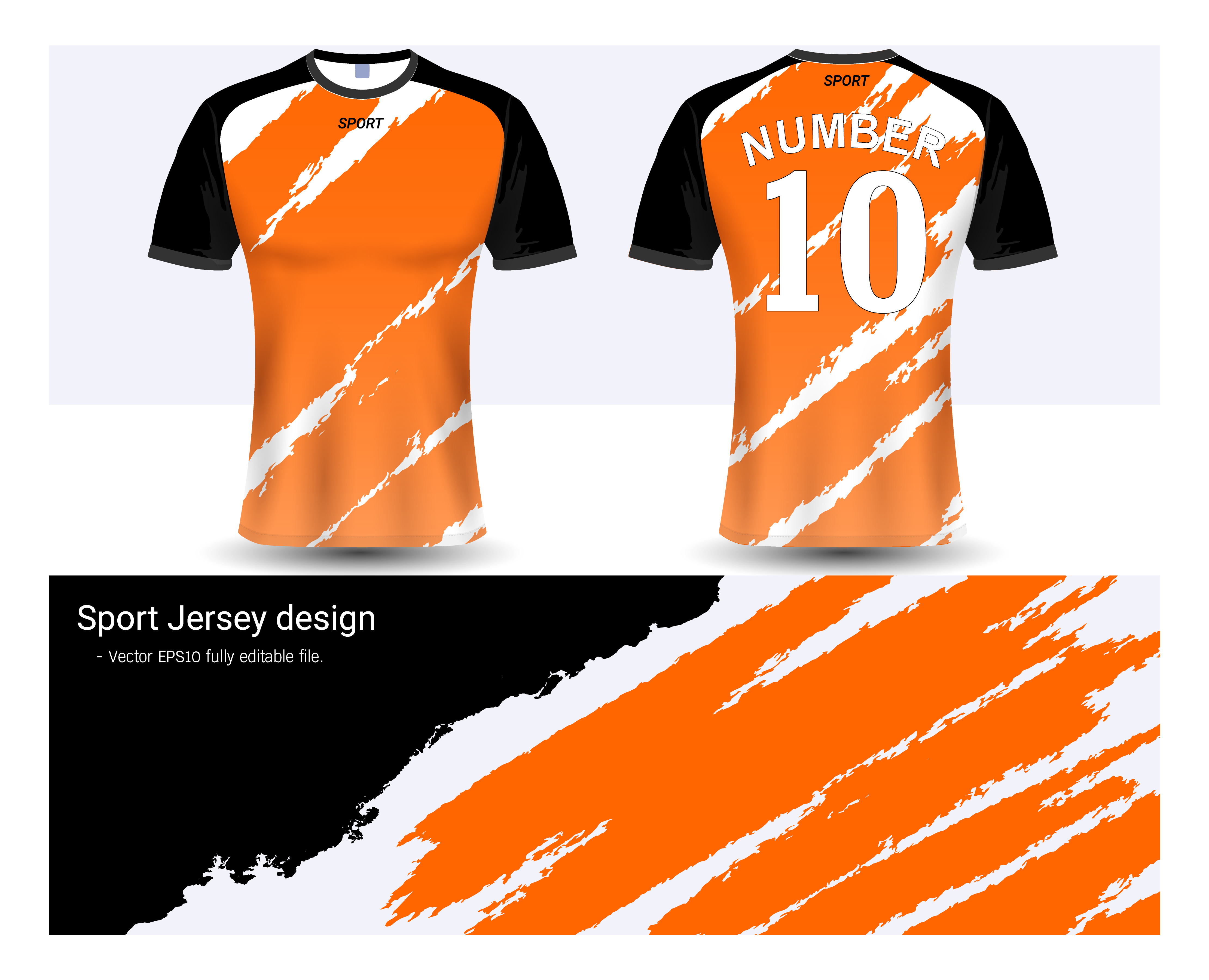 Download Soccer jersey and t-shirt sport mockup template, Graphic ...