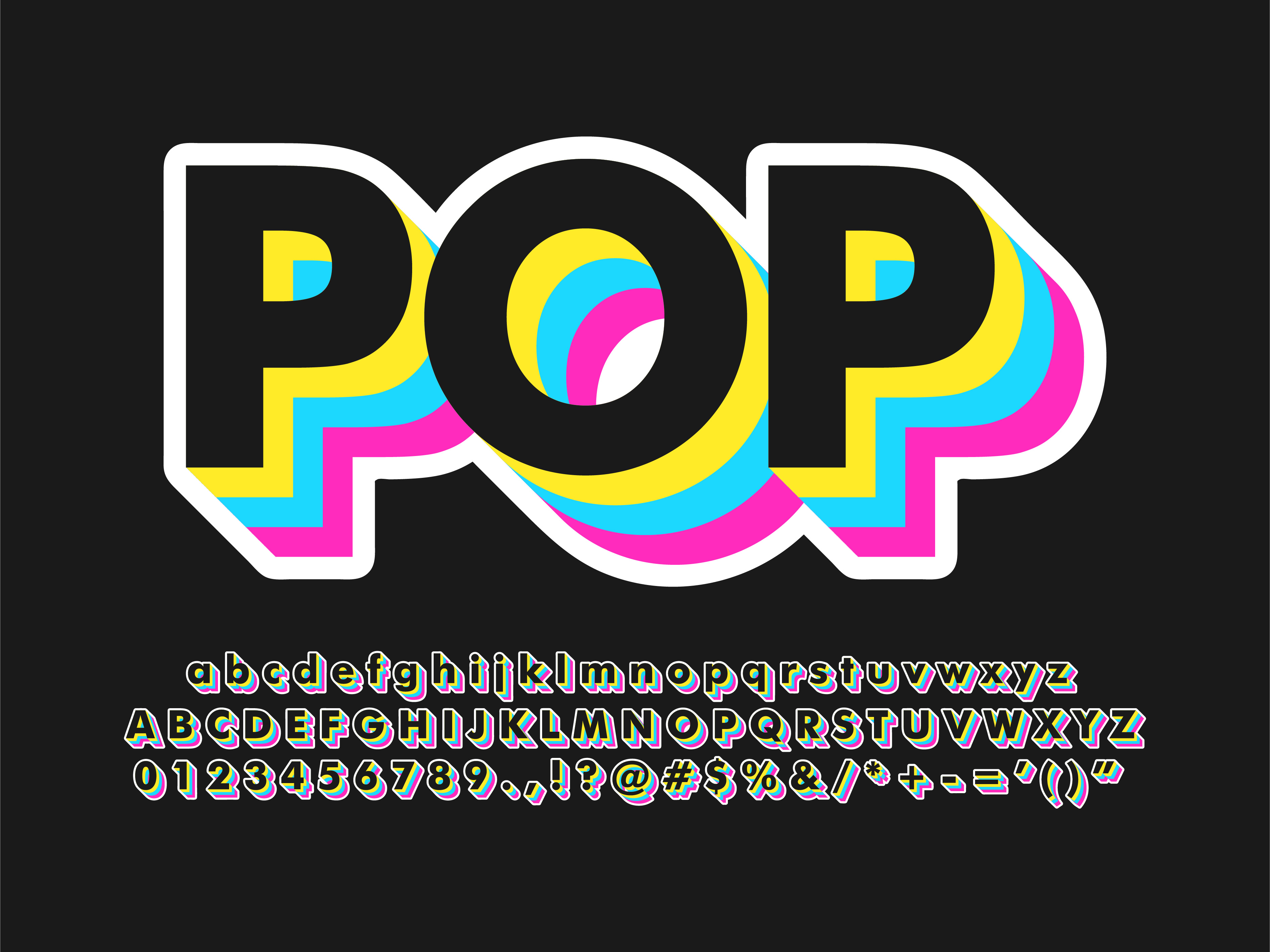 Cool Dark Pop  Art  Text  Effect Download Free Vectors 