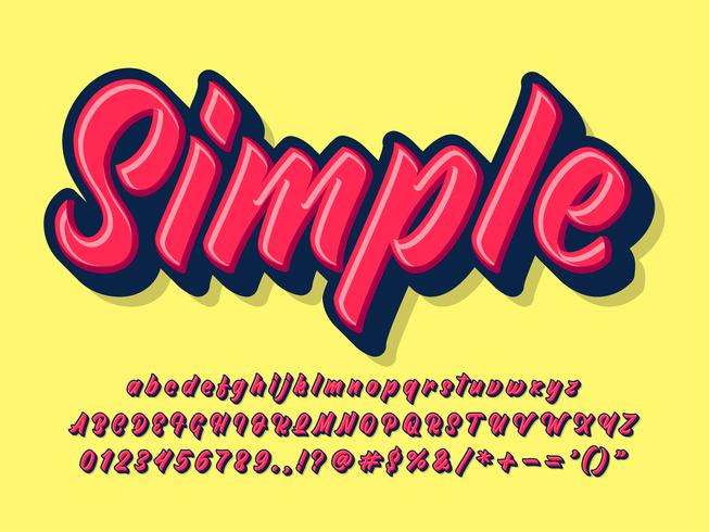 Simple Bold Brush Script Font Download Free Vectors Clipart Graphics Vector Art