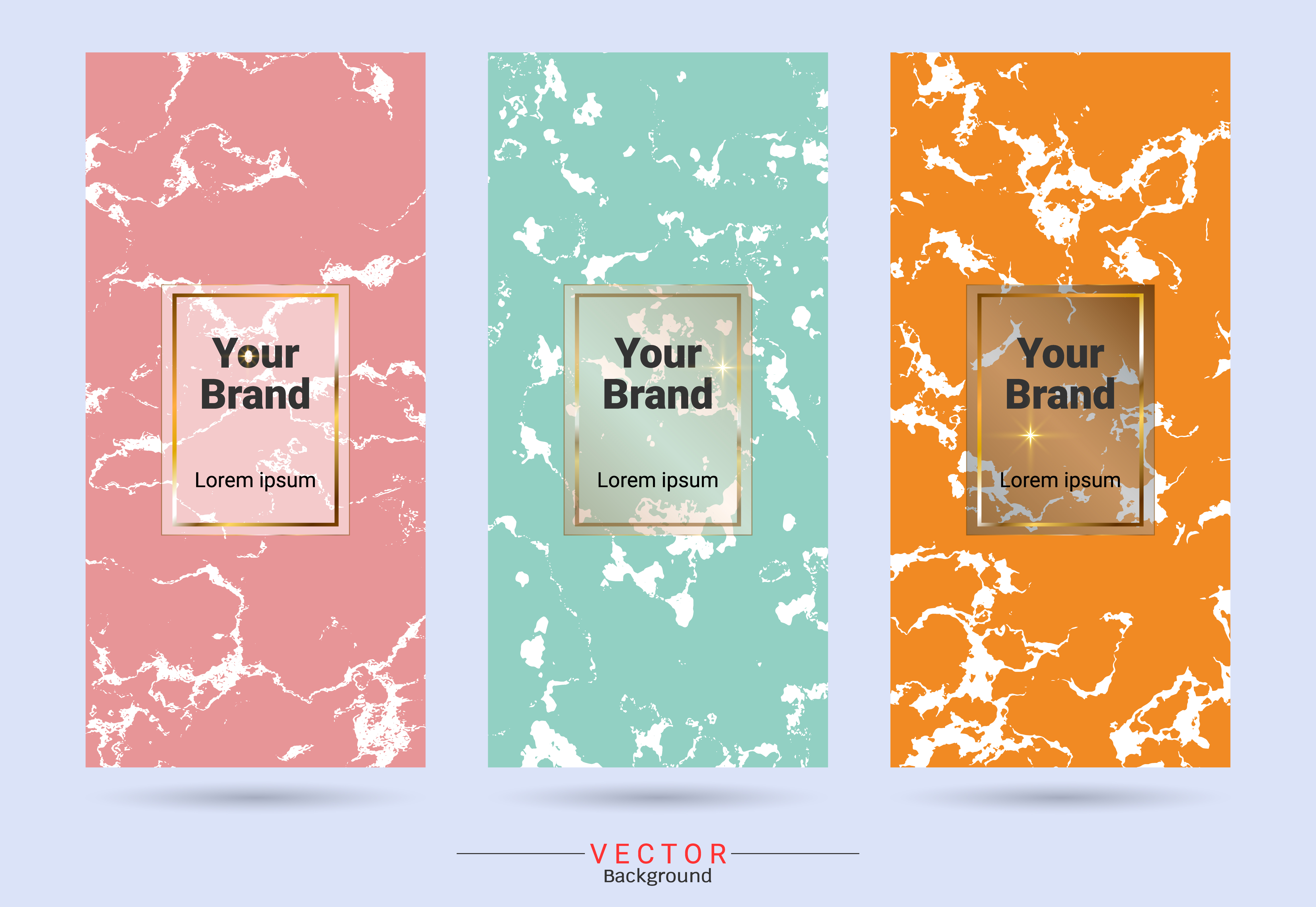 Packaging product design label and stickers templates. 555676 Vector