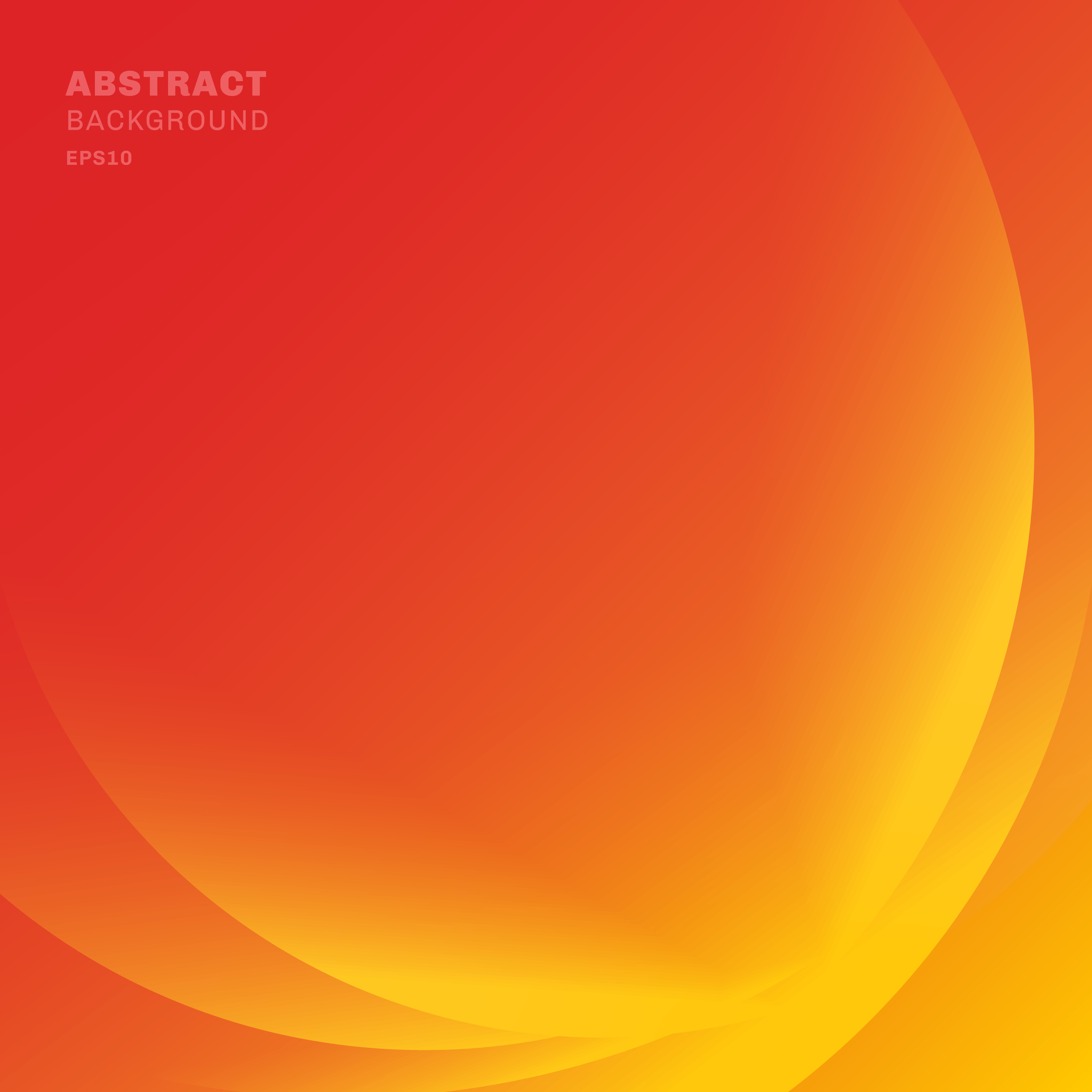 Abstract red light lines waves background. Yellow and ...