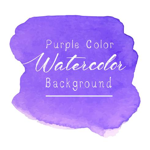 Purple abstract watercolor background. Vector illustration.