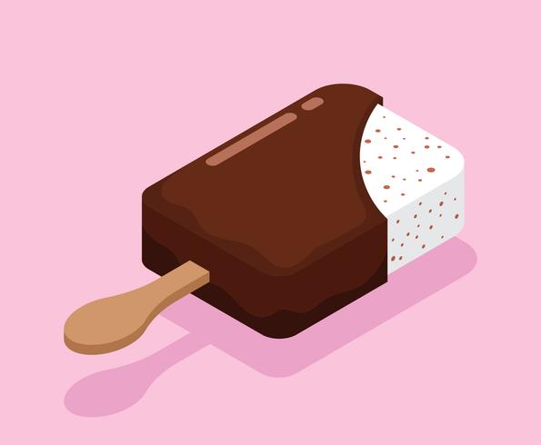 Helado de verano vector