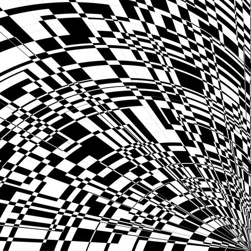 Negro y escriba la perspectiva de fondo abstracto. vector