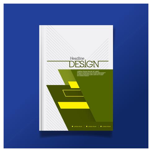 Diseño de folleto, Diseño moderno de portada, Informe anual, Folleto en A4. vector