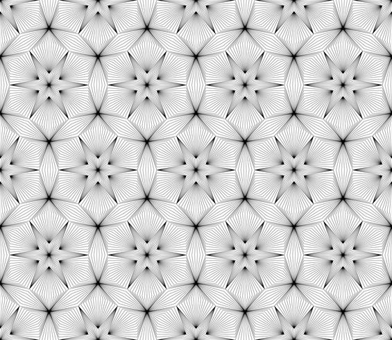 Abstract geometric seamless background on vector graphic art.