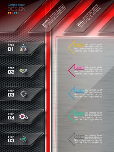 Label abstract infographics and website elements. vector