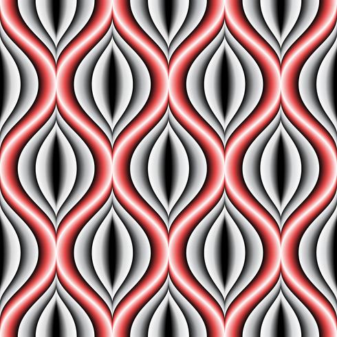 Seamless concentric shape background pattern. vector