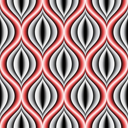 Seamless concentric shape background pattern. vector