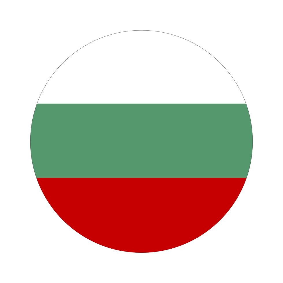 Round flag of Bulgaria. 555945 Vector Art at Vecteezy