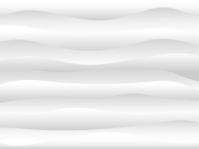 Abstract white and gray water wave background. vector