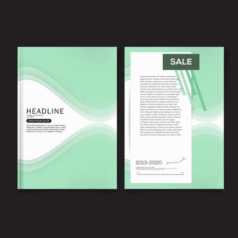 Cover Design template, annual report cover, flyer, presentation, brochure. Front page design layout template with bleed in A4 size.  vector