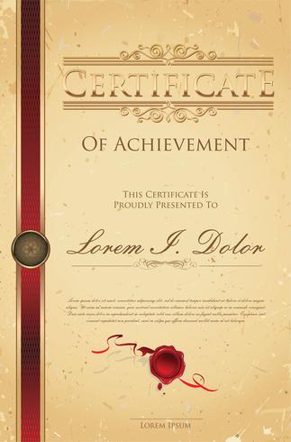 Certificate vector