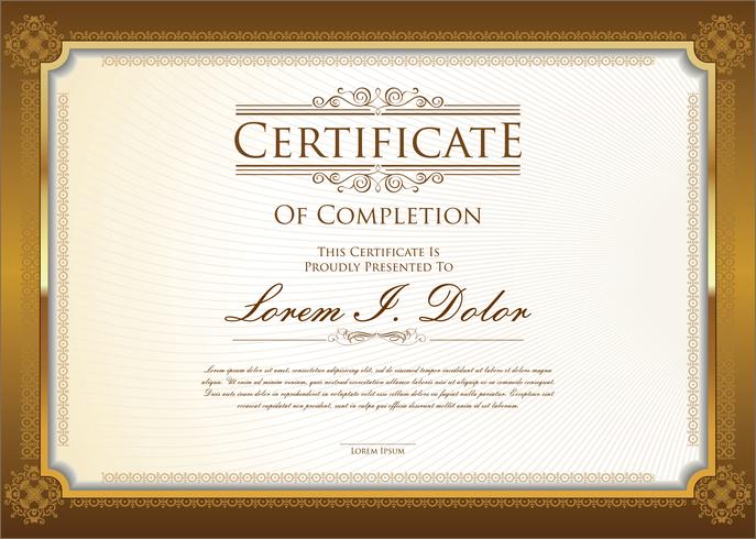 Certificate vector