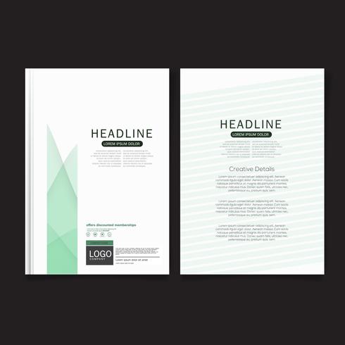 Cover Design template, annual report cover, flyer, presentation, brochure. Front page design layout template with bleed in A4 size.  vector