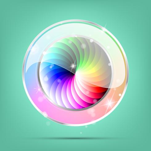 Color button vector