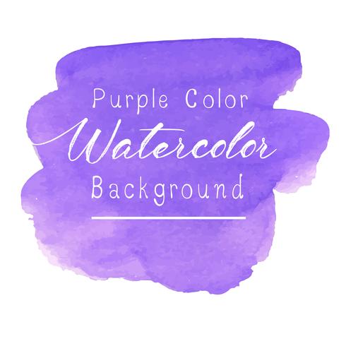 Purple abstract watercolor background. Vector illustration.