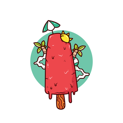 Summer Ice Cream Vector