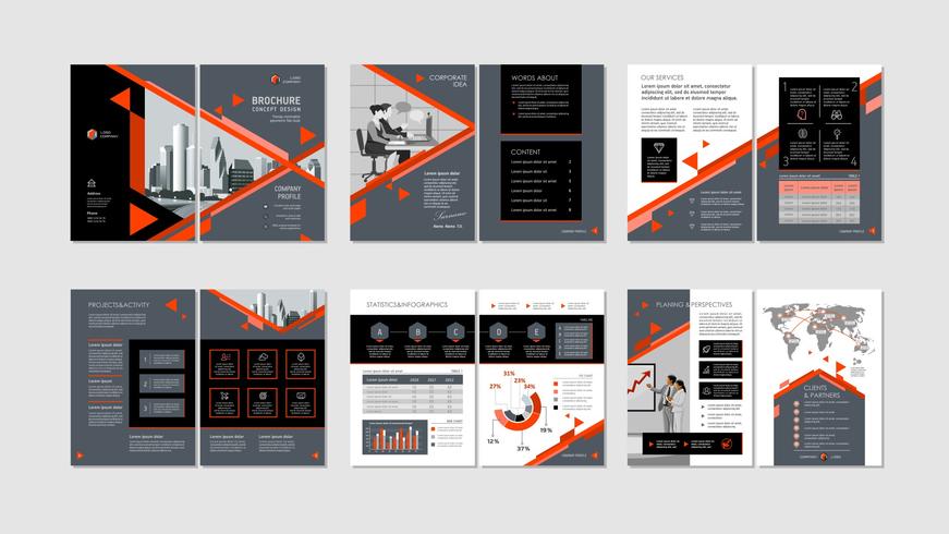 Brochure creative design vector
