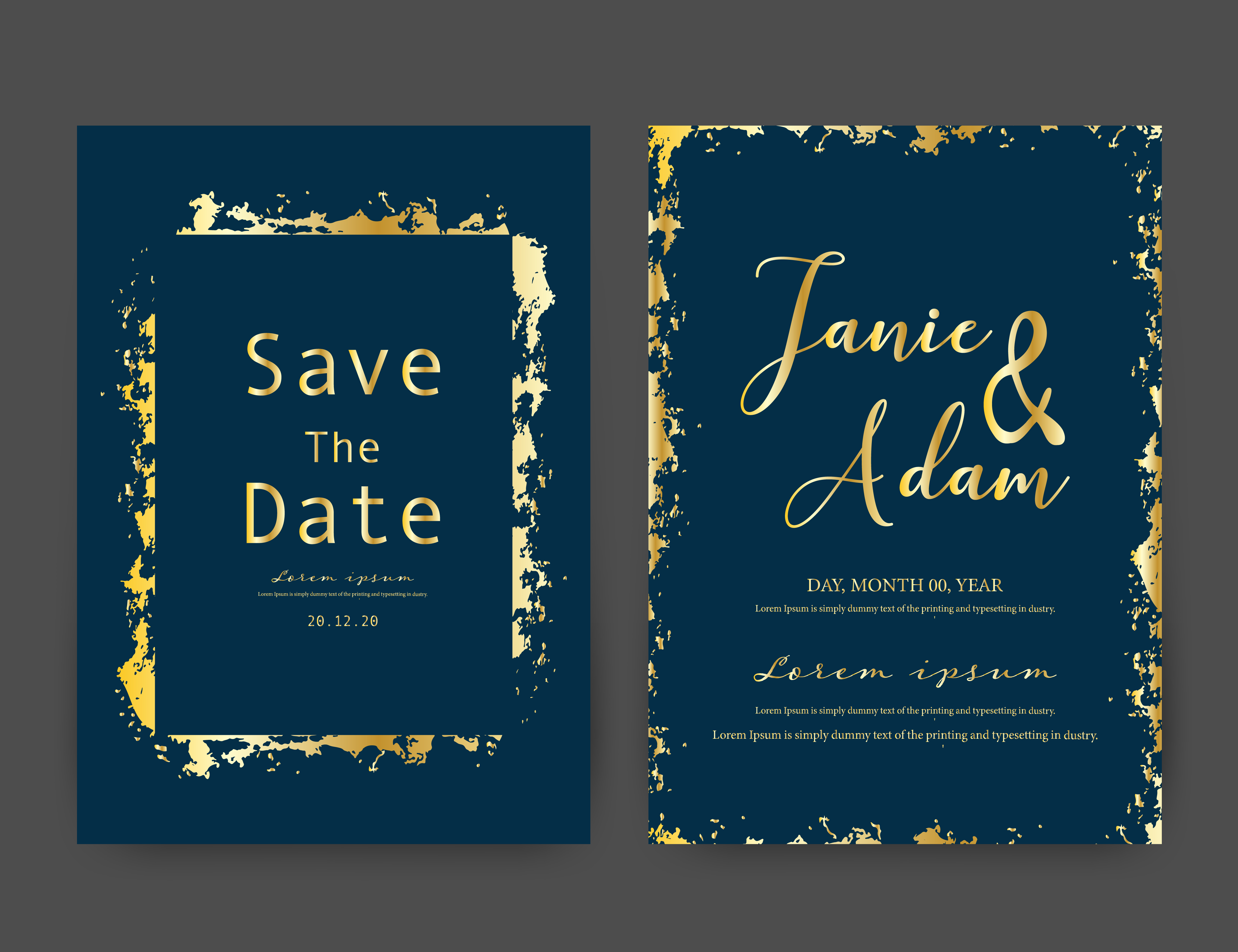 save the date cards design online