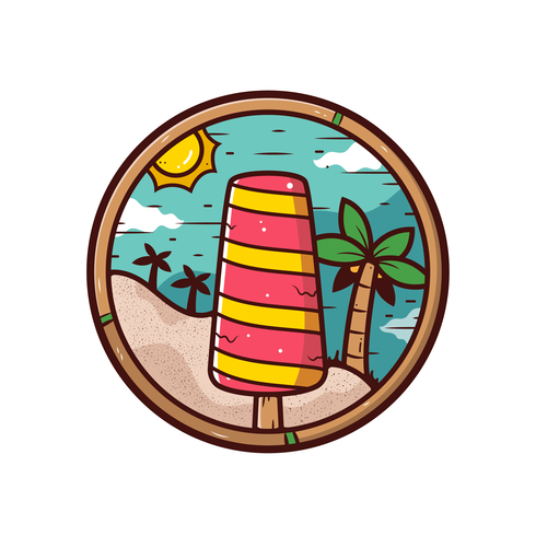 Summer Ice Cream Vector