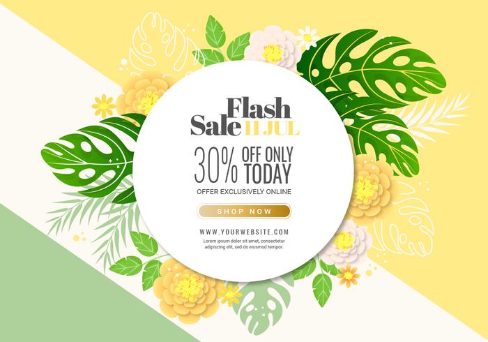 Vector Flash Sale Banner