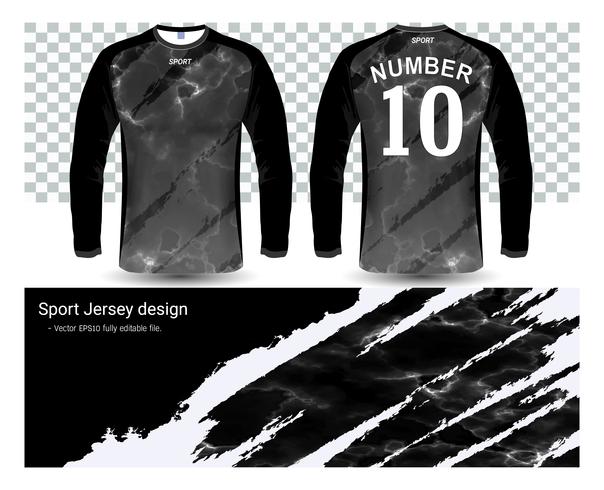 Download Long sleeve soccer jerseys t-shirts mockup template ...