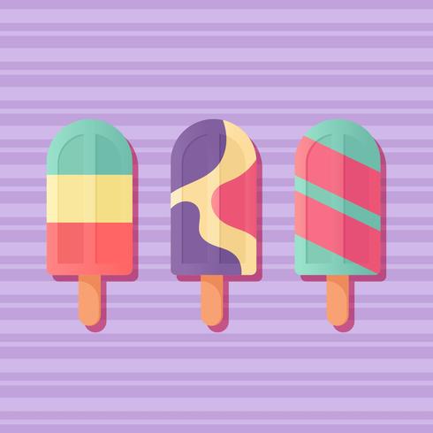 Vector de helado de verano