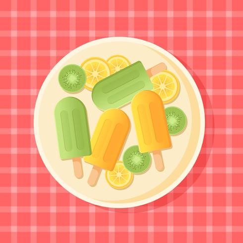 Summer Ice Cream Vector