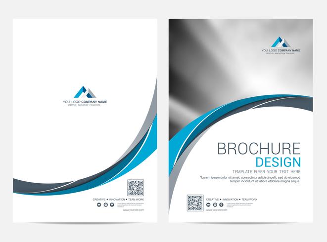 Brochure Layout template, cover design background vector