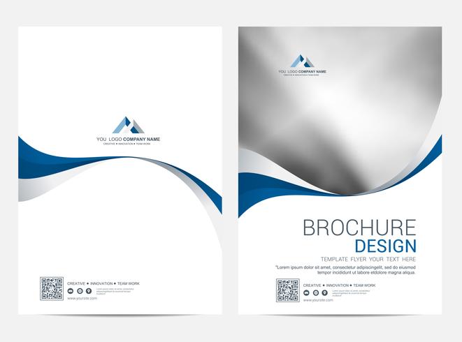 Brochure Layout template, cover design background vector