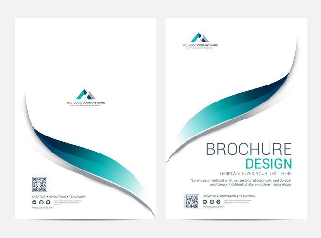 Brochure Layout template, cover design background vector