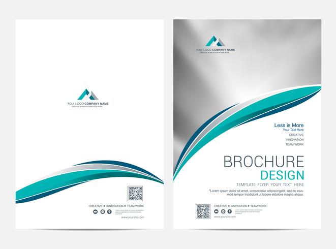 Brochure Layout template, cover design background vector