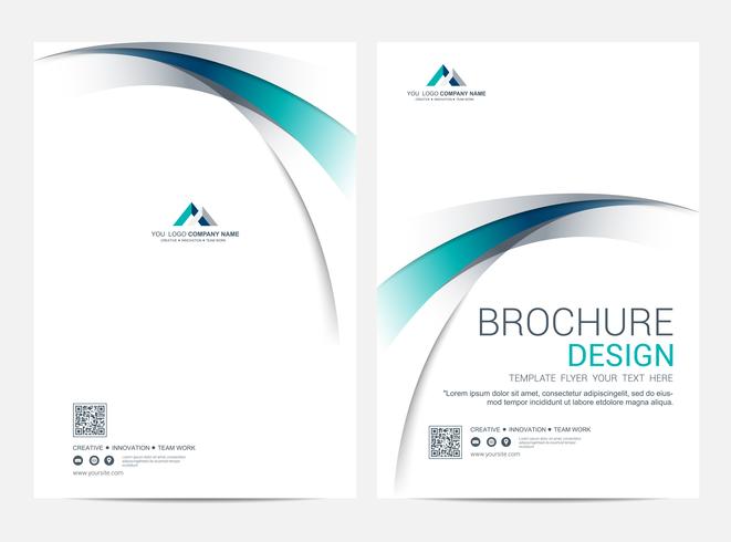 Brochure Layout template, cover design background vector