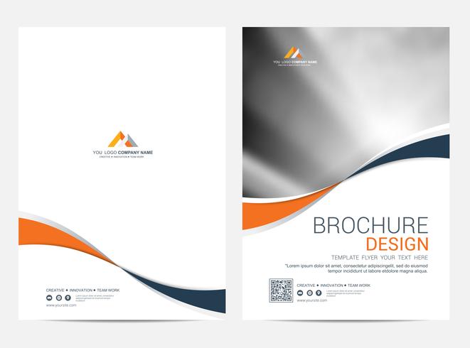 Brochure Layout template, cover design background vector